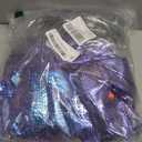 Lydoesy Women 70s Disco Costume 8 PCS Disco Outfit for Halloween Cosplay Party, Large