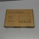 Key Holder for Wall, Decorative Key and Mail Holder with Shelf Has Large Key Hooks for Bags, Coats  Paulownia Wood Key Hanger with Mounting Hardware (9.8W x 6.7H x 4.2D) (Brown)