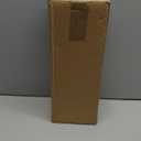 WOPITUES Wood Floating Shelves Set of 6, Shelves for Wall Decor, Farmhouse Shelf for Bedroom, Bathroom Storage Shelves, Book Shelves for Living Room - Rustic Brown (16.5 Inch)