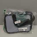 Double -Deck Clear Lunch Bag for Work with Adjustable Shoulder Strap and Top Compartment for Work, Picnic, Beach, School