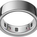 Oura Ring 4 - Silver - Size 10 - Smart Ring - Size First with Oura Ring 4 Sizing Kit - Sleep Tracking Wearable - Heart Rate - Fitness Tracker - Up to 8 Days of Battery Life