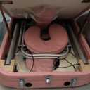 Careboda Massage Table Professional Massge Bed 3 Fold 82 Inches Height Adjustable (Macaron Pink)