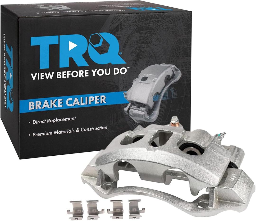 TRQ Rear Right Brake Caliper w/Bracket Passenger Side Compatible with 2012-2021 Nissan NV1500 NV2500 NV3500 2016-2023 TITAN XD