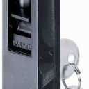 Prime-Line C 1033 Diecast Keyed Patio Sliding Door Handle Set for 1 In. to 1-1/8 In. Thick Sliding Glass Doors, Black (Single Pack)