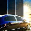 Window Tint Car 35% VLT, 17" x 29.5" Ceramic Window Roll for Privacy Sun & Glare Protection UV Heat Blocking, Scratch Resistant 5-Layer