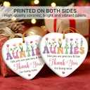 5 x Auntie Ornament 2025 - Auntie Christmas Ornament, Gifts for Aunt from Niece, Nephew for Aunts, Sister - Ceramic Ornaments Xmas Decoration Idea for Great Aunt