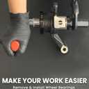 SIXIWANZI 24pc Wheel Bearing Press Kit for Easy Removal & Installation FWD Bearing Press Kit