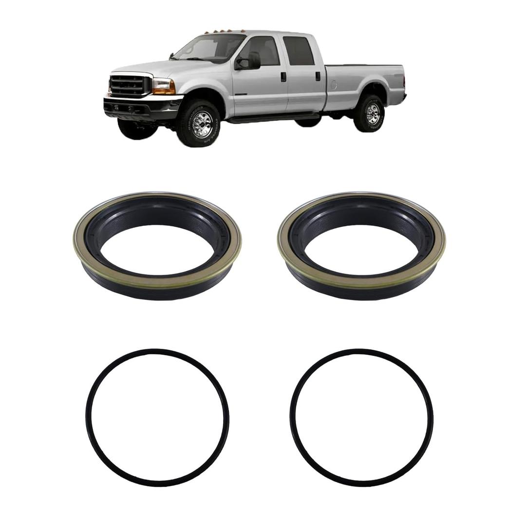 Rear Axle Seal & O-Ring Kit, Compatible with Ford F250 F350 Super Duty 1999-2024, Transit 150 250 350 2015-2019, Excursion 2000-2005, Inner Wheel Seal, Rear Hub Oil Seal