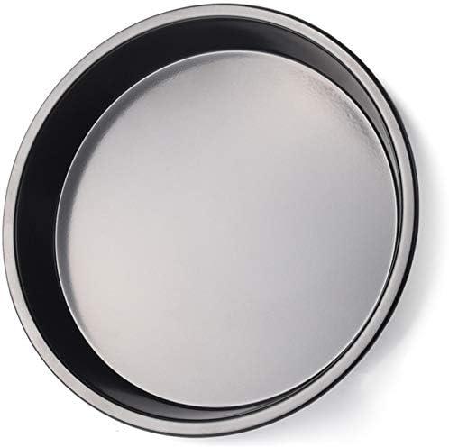6 Pack Deep Dish Pizza Pan Personal Pizza Pan for Oven Round Pizza Plates Set Small Pizza Baking Sheet Non Stick Carbon Steel Pizza Platter Metal Pizza Trays for Serving Cooking Grilling 6,5Inch