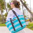 SCOUT Joyride - Large Sandproof Beach Bag For Women - Durable Mesh Woven Beach Tote, Pool Bag - Fabric Lets Sand Escape