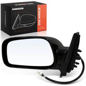 A-Premium Left Driver Side Power Door Mirror - Compatible with Toyota Corolla 2003 2004 2005 2006 2007 2008 - Non-Heated Non-Folding Black Outside Rear View Mirror - Replace# 8794002380