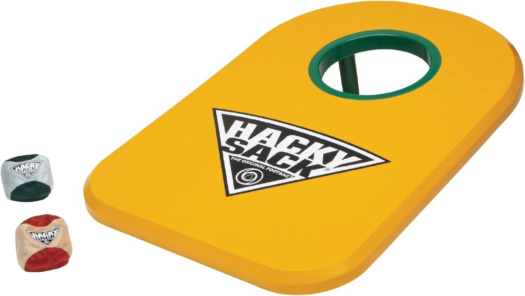 The Original Hacky Sack with Cornhole Set for Kids - The Original Footbag - Hacky Ball, Foot Bag Kick Sack, Outdoor Toys for Kids, Hacky Sack with Cornhole Twist, Backyard Toys, Target Games