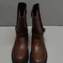 Women Chelsea Ankle Boots: 2.48 In Platform, Wide Width Comfortable Short Booties, 2025 Fall Winter Fashion Boot for Daywear, Work, Office, Weekend, Vacation, Travel (10, Brown)