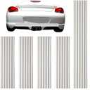 DIY Car Bumper Guard Rear Bumper Protector 5PCS Car Bumper Protector for SUV Cars Trucks, Garage Wall Be Also Suitable to Front Bumper Guard,No Residue Anti Scratch (White)