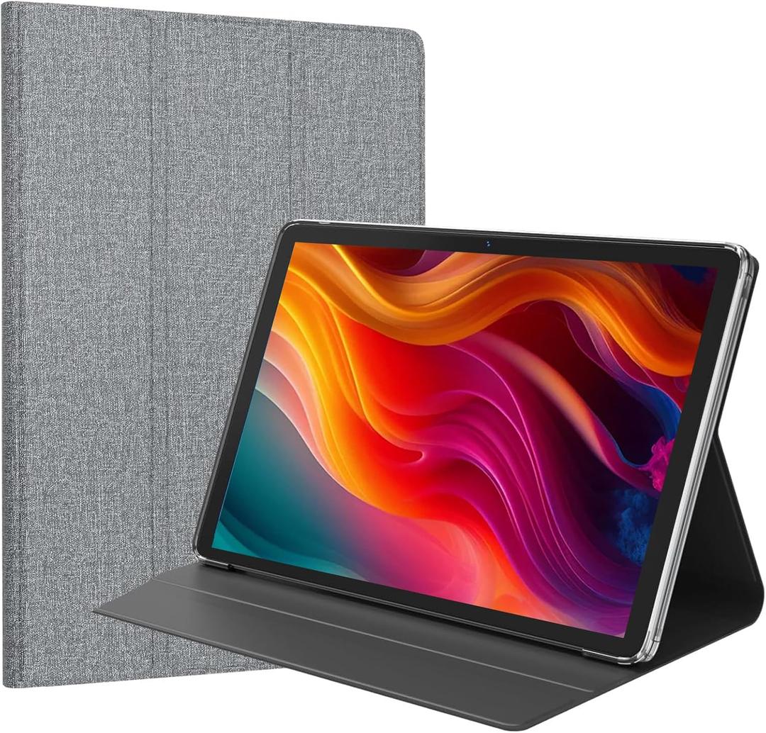 2024 Tablet Case for DOMATON D106C 10 inch, Anti-Slip Soft Back Cover Case, Protective Shock Proof, Light Weight Gray