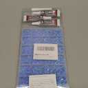 Light Blue AB Resin Rhinestones w B7000 Jewelry Glue for Bedazzling Crafting 2mm-6mm Flatback Jelly Stones Diamonds Gems Bedazzler Kit Charms for Nails Face Makeup Tumblers Bottles Crafts Shoes