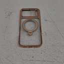 CASEKOO Rose Gold Glossy for iPhone 17 Pro Max Case [360 Spin Magnetic Stand][Fit for MagSafe][17FT Military Protection] Slim Polished for iPhone 17 Pro Max Case with Stand 6.9'', Rose Gold