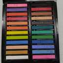 Derwent Alphacolor Soft Square Pastels, Multi-Colored, 24 Pastels per Set (102004)
