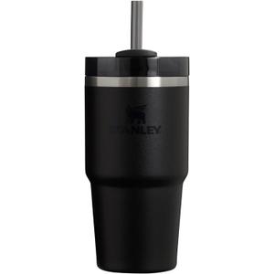 Stanley Quencher H2.0 Tumbler with Straw 20 oz | Flowstate 3-Position Lid | Cup Holder Compatible for Travel | Insulated Stainless Steel Cup | BPA-Free | Black 2.0