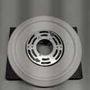 gezee R5 and 6 Recessed Can Light Conversion Kit, for Ceiling Fan Light Fixture, Pendant Light, Hanging Light, with 7 Beveled & Flat, Steel, Ceiling Medallion, White Finish