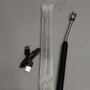 LcFun 2 Pack Candle Lighter Electric USB Rechargeable Lighter with Safety Lock and 2 Pack Long Lighters with Flexible Neck