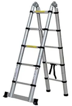 Telescopic Ladder, Silver