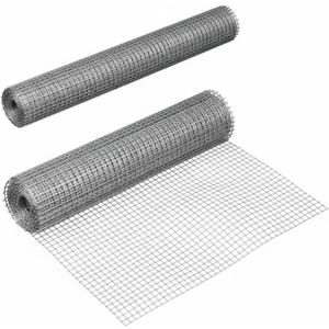 SATINIOR 2 Sheets 13.7 x 40 Inches Chicken Wire Fence Wire Mesh Roll Hardware Cloth Small Galvanized Welded Metal Cage Fence for Crafting Coop Rabbit Snake Poultry Enclosure