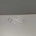 Over the Door Hooks 4Pcs L=5.5" Fit 1 3/8" Door Steel with White Rubber Coating Hanging Towel Robe Clothing Hanger for Bathroom Room Wreath Ironing Board Holder Cute Thin Single Heavy Duty