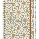 WLPFSAHF Spiral Journal Notebook for Women, Hardcover A5 College Ruled Notebook, 120 Pages, Thick Paper, Cute Lined Journal for School, Office & Work, 6 x 8.4 in
(Retro Green Floral)