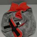 Dog Coat, Warm Dog Winter Coat for Medium Dogs, Waterproof Jacket with Adjustable Buckle & Velcro, Reflective Turtleneck Cold Weather Coats, Pet Fleece Vest Snow Jacket (Red, XS)