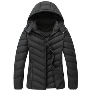 ALPIXIS Women's Lightweight Quilted Down Coat | Waterproof, Windproof, Removable Hood, Warm Puffer Jacket for Winter Dark Grey-XL
