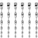 Besmon Woodpecker Bird Scare DevicesReflective Scare Rods Control Device to Keep Birds Away from Patio PoolChristmas Reflective Strip Hanging Home as Decoration (6PCS)
