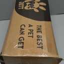 PetJett Calming Dog Beds for Small Dogs – 23" Donut Dog Beds, Anti-Slip & Washable Fluffy Plush Faux Fur Pet Bed, Anti-Anxiety Premium Comfort Round Puppy Bed, Fits Dogs up to 25 lbs – Beige