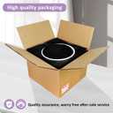 8 Inch Plant Pot, Ceramic Planter with Drainage and Saucer, Ceramic Pots for Plants, Indoor Plant pots,Ceramic Flower pots(Purple + White, Plants NOT Included)
