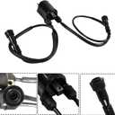 2 x Ignition Coil & Spark Plug Cap Hat 30510-MM8-003 30700-MW3-000 Replacement for Honda ACE 750 1998-2003 750 2004-2019