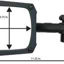 ATV Tek CLEARVIEW™ UTV Sideview Mirror, Black UV resistant Nylon, Designed for and Fits, Honda, Yahama, Polaris, Kawaski, CF Moto with Round or Profiled Tubing, one mirror.