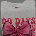 90 days pink and white shirt With Pink Bow