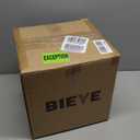 Bieye L10824 Flower Petals Tiffany Style Stained Glass Close to Ceiling Light for Home Decor (Textured Aqua Blue, 8" Cherry Blossom)