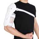 Orthomen Sarmiento Brace, Humeral Shaft Fracture Splint for Broken Upper Arm, Bicep, Lightweight Shoulder Support Brace and Breathable Long-Bone Humerus Fracture Splint for Men and Women (M)