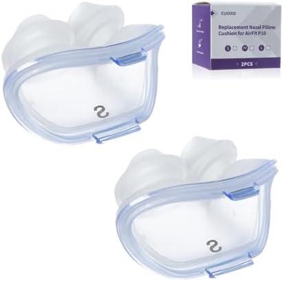 Replacement Nasal Pillow Cushion for ResMed AirFit P10, FSA/HSA Eligible, Compatible with Original Airfit P10 Frame, Reliable Seal & Soft Replacement Silicone CPAP Mask Cushion, 1-Pack, Small