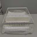 SNTD Dish Drying Rack for Kitchen Counter  Large Dish Rack with Drainboard, Rustproof Dish Drainer with Utensil Holder for Sink, White