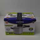 Universal (6.3 Quart / 6 Liter) Pressure Cooker, 7 Servings, Aluminum Pressure Cooker With Multiple Safety Systems and Heat Resistant Handles For Stews, Soup, Meat, and Beans