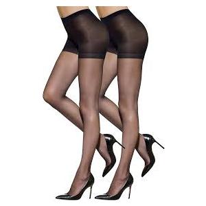Silkies Women's Control Top Pantyhose with Run Resistant, Light Support Legs (2 Pair Pack) XXL Silkies Women's Control Top Pantyhose with Run Resistant, Light Support Legs (2 Pair Pack) XXL