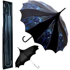 Custom Printed Vampire Gothic Pagoda Umbrella - Artisan Collection 