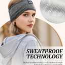 Perytong Sleep Headphones Wireless, Bluetooth Sports Headband Headphones with Ultra-Thin HD Stereo Speakers Perfect for Sleeping,Workout,Jogging,Yoga,Insomnia, Air Travel, Meditation (Grey)