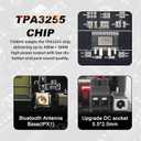 T300HS Amplifier Board with Treble and Bass Control, DC 9-24V, BT and AUX Inputs, 2.0 Channel Stereo AMP Board for DIY Wireless Speakers, Password Free