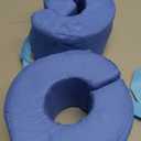 Geiserailie 2 Pack Foot Elevation Pillow 6.7 x 6.7 x 3.9 Heel Protectors for Pressure Sores Leg Ankle Pillow Ring Relief Pressure Cushion for Bed Sores Swelling Pain Reducing Sleeping Foot Support