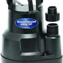 Superior Pump 91016 Thermoplastic Oil-free Utility Pump, 1/6 HP, Black