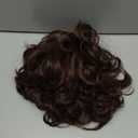 Topcosplay Men Wigs Dark Brown Short Curly Layered Cosplay Halloween Character Costume Man Wig