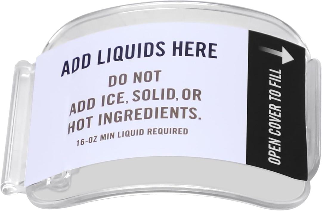 NANOBABY Cover Lid Replacement Compatible with Ninja Slushie 88 oz Clear Vessel, Replacement Top Cover for Ninja Slushy 88oz Machines FS301 FS299 FS301C CL301A CO503F CCO305F, PC, BPA Free